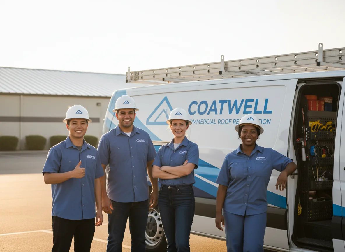 Commercial roof coating company in Gould City, MI